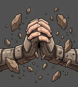 Illustration of the Earth hand sign
