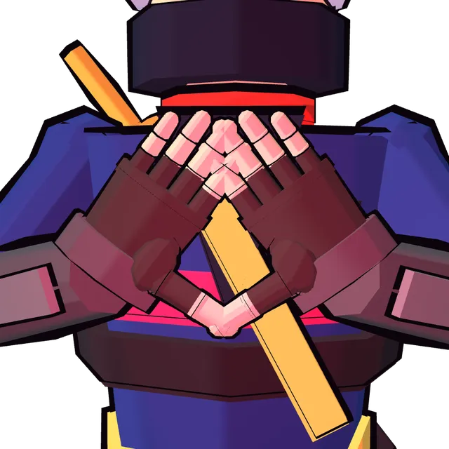 Kaito forming the Spirit seal